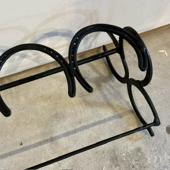 Blacksmith Horse Shoe Boot Rack 3